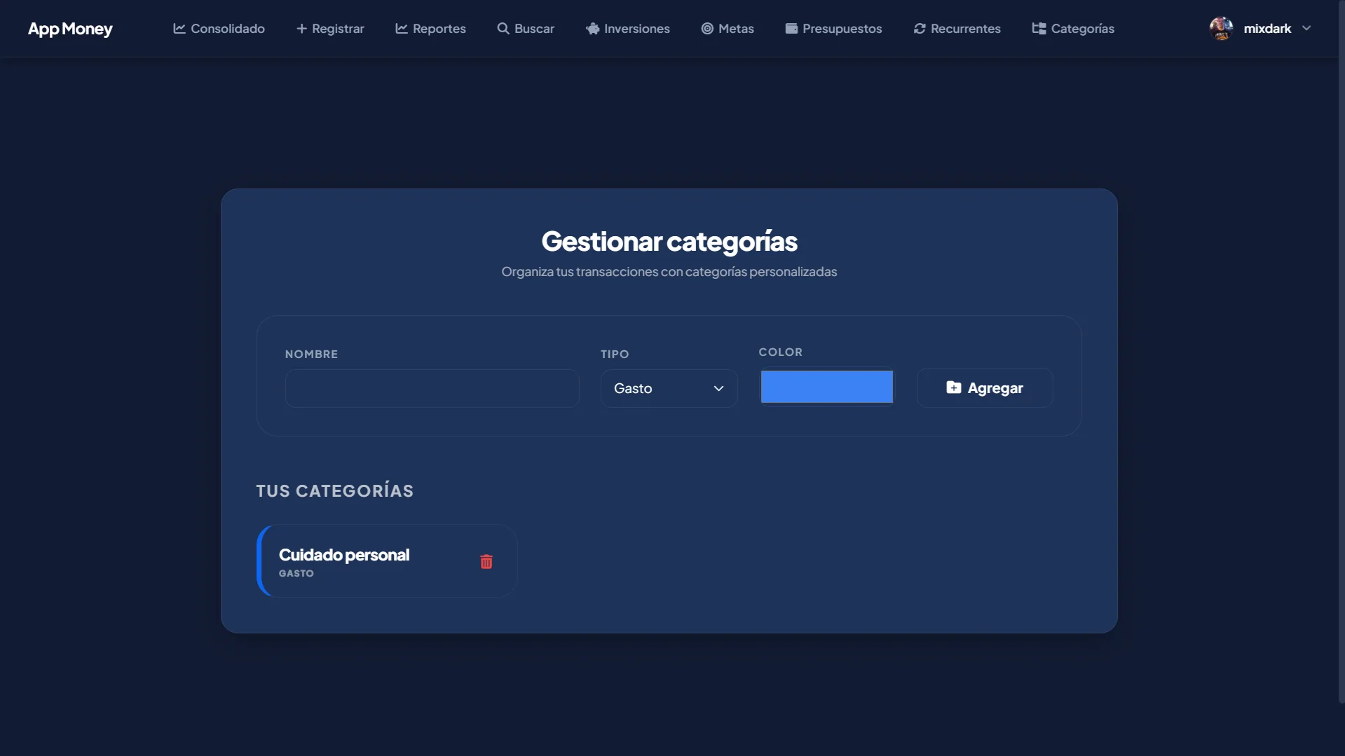 Captura 15 - Categorias